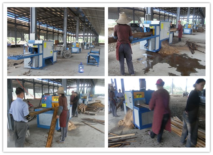 江西南昌--原木多片鋸、方木多片鋸、清邊機(jī)工作圖