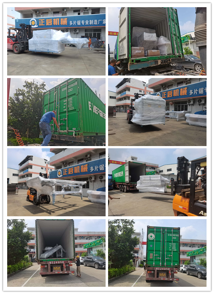 2020年8月發往馬來西亞--ZQ350型原木多片鋸、ZQ1600型多片斷料鋸、全自動磨鋸片機