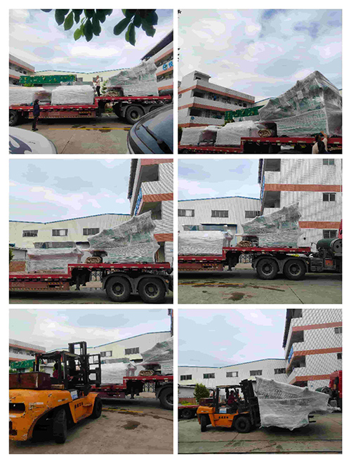 2021年10月16日發山西運城新絳-ZQ350圓木多片斷料鋸、放料架、5排鏈條輸送架、大滾筒輸送架、皮帶輸送架