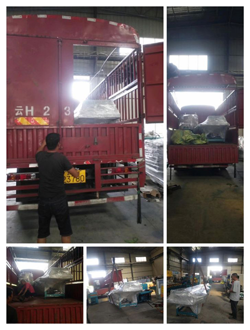 2022年8月6日發云南紅河-ZQ300圓木多片鋸、原木自動出料架